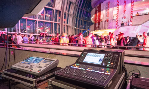 AV Equipment including audio PA system hire for event audio
