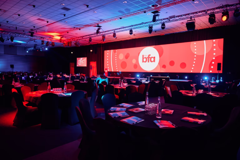 BFA Photo - live photo from event compared to visual drawn beforehand