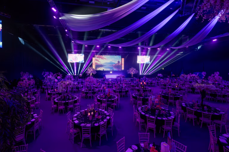 End-to-end production, full scale events